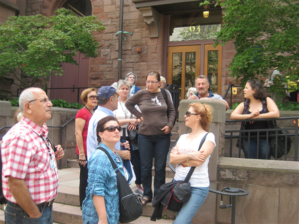 In Connecticut a city tour 